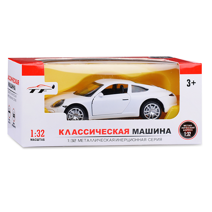 Машина TF9968 "Классическая-3" 1:32 металл. (в ассортименте) в коробке