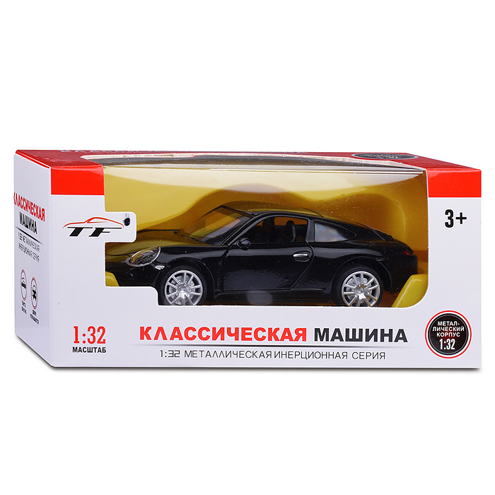 Машина TF9968 "Классическая-3" 1:32 металл. (в ассортименте) в коробке