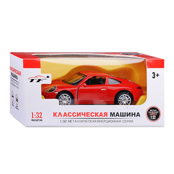 Машина TF9968 "Классическая-3" 1:32 металл. (в ассортименте) в коробке