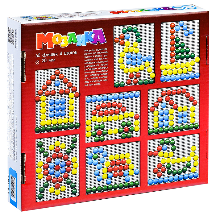 Фото к товару Мозаика 20/60 цветная Мозаика 20/60 цветная