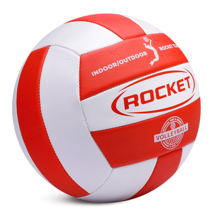 Фото к товару Мяч волейбольный ROCKET, PU, размер 5, 270 г Мяч волейбольный ROCKET, PU, размер 5, 270 г