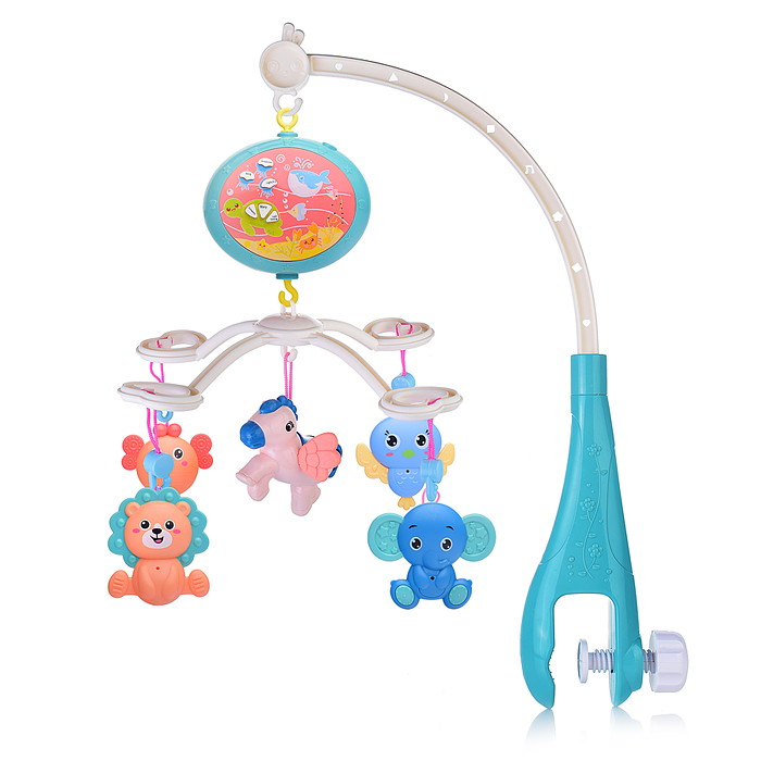 Фото к товару Мобиль 668-183N "Спокойный малыш" музыкальный, в коробке Мобиль 668-183N "Спокойный малыш" музыкальный, в коробке