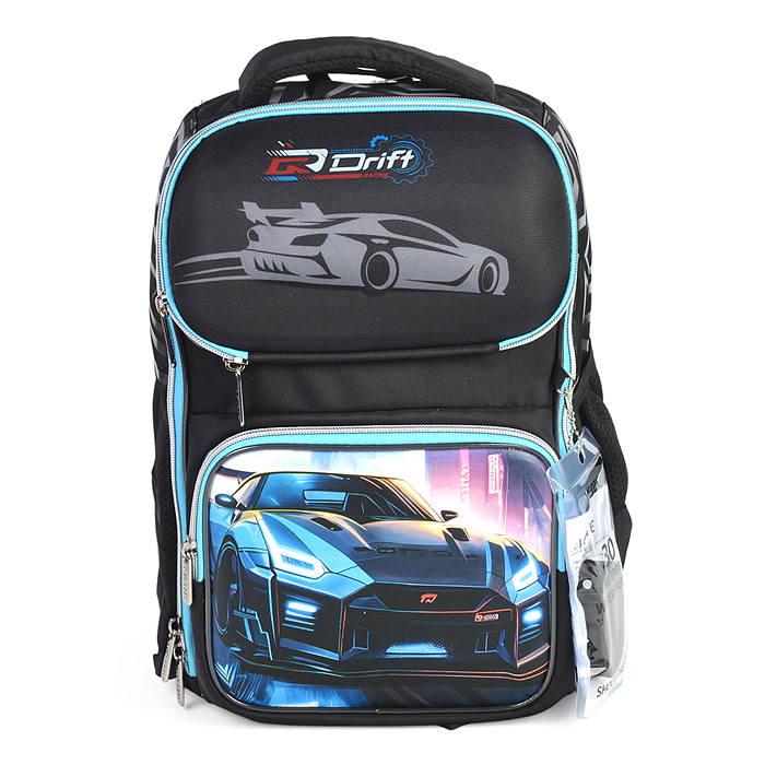 Фото к товару Ранец "Smart. Drift" школьный жесткий 37x28x14 см (14 л) вес 800 г, 1 отделение на замке с Ранец "Smart. Drift" школьный жесткий 37x28x14 см (14 л) вес 800 г, 1 отделение на замке с
