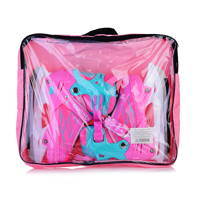 Коньки детские 00-3118 размер S, розовый