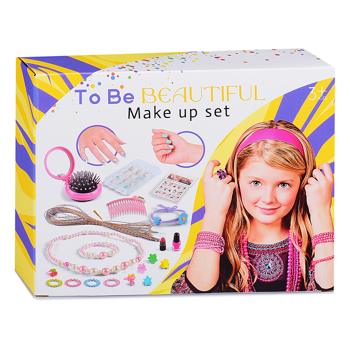 Набор стилиста FT2007-В "Маленькая модница-2" (17 предметов) в коробке