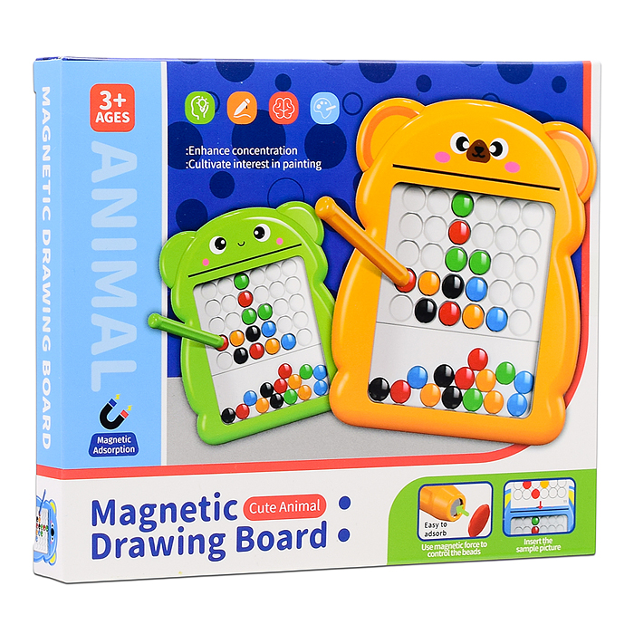 Доска магнитная 761-10 "Милая зверушка" в коробке