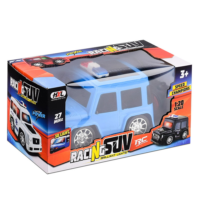 Фото к товару Машина 12024-4B+ "Полиция" р/у, 27 MHz, синяя/желтая, в ассортименте, в коробке Машина 12024-4B+ "Полиция" р/у, 27 MHz, синяя/желтая, в ассортименте, в коробке