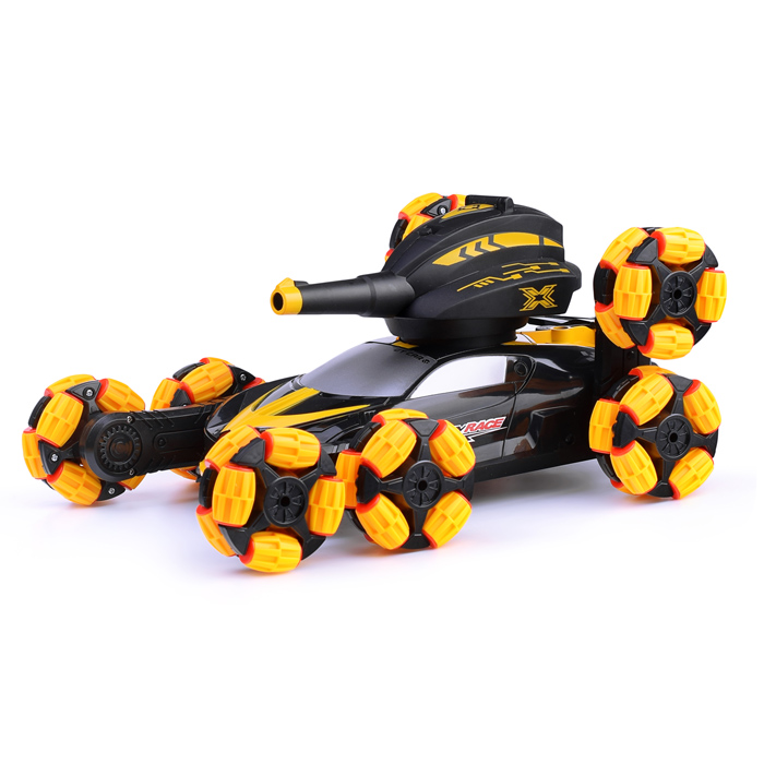 Машина QF665-9A "Rasing с пушкой" р/у, 27MHz, в коробке