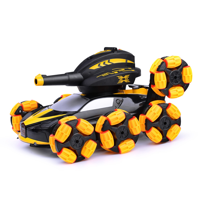 Машина QF665-9A "Rasing с пушкой" р/у, 27MHz, в коробке