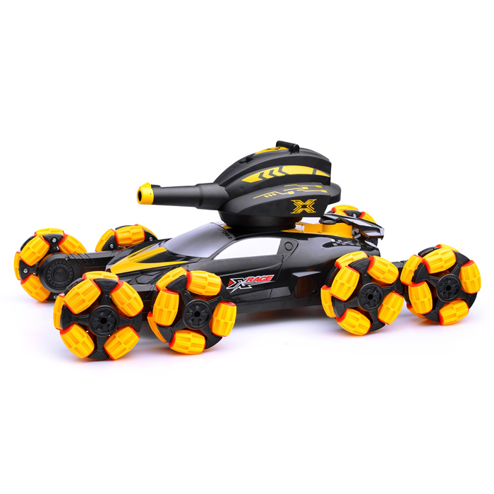 Машина QF665-9A "Rasing с пушкой" р/у, 27MHz, в коробке