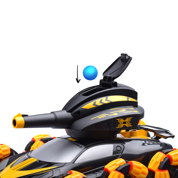 Машина QF665-9A "Rasing с пушкой" р/у, 27MHz, в коробке