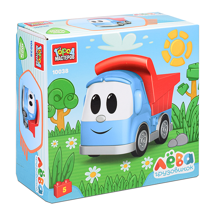 Конструктор Грузовичок лёва, 5 дет. 