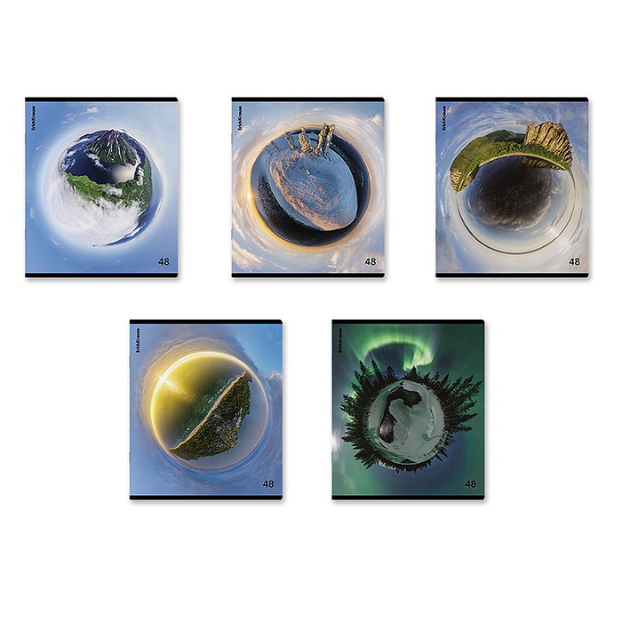 Тетрадь 48 л. клетка, Фишай. Россия"