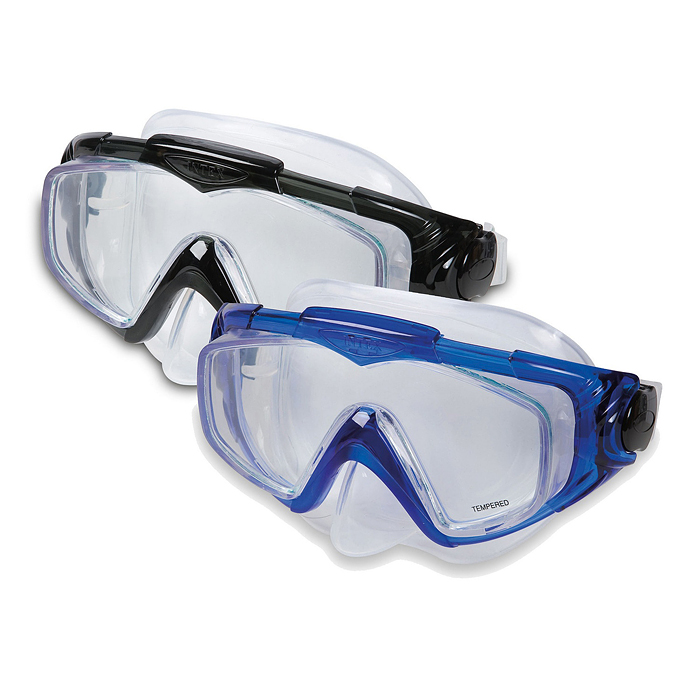 Маска для плавания Aqua sport, панорамный вид, от 14 лет, цвета микс, 55981 INTEX