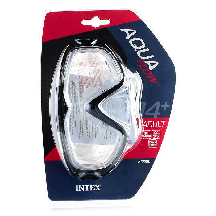 Маска для плавания Aqua sport, панорамный вид, от 14 лет, цвета микс, 55981 INTEX