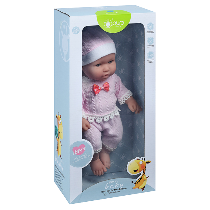 Пупс DF12-006A с аксессуарами, в коробке