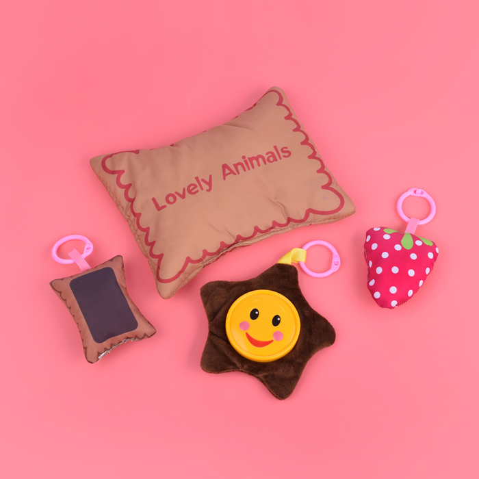 Детский развивающий коврик 66526 "Совенок" с защитной вуалью, со звуком, в коробке