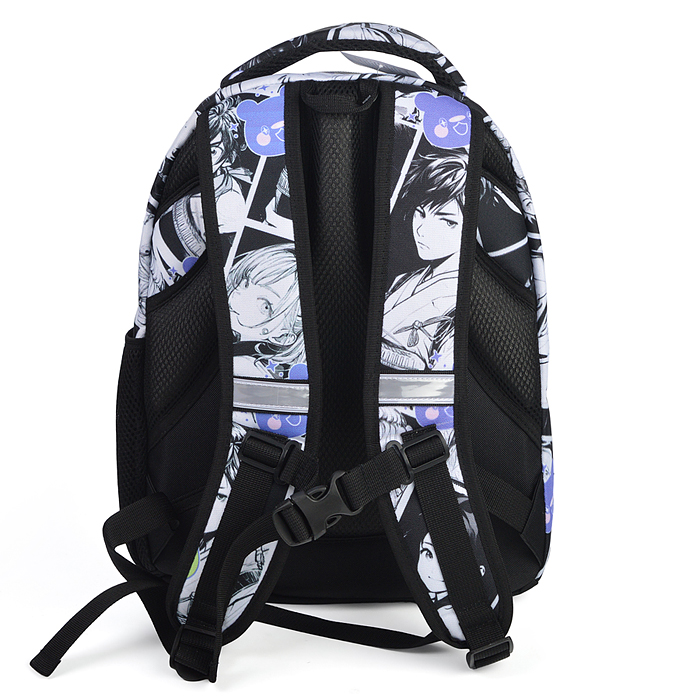 Фото к товару Рюкзак облегченный "Аниме. Smile" с анатомической спинкой, 2 отделения на молнии Рюкзак облегченный "Аниме. Smile" с анатомической спинкой, 2 отделения на молнии