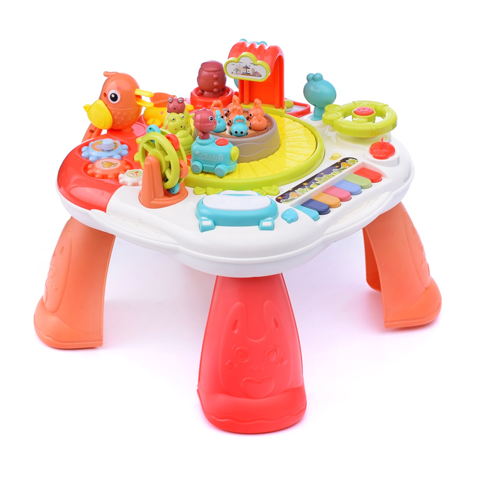 Столик развивающий YL618 "Мульти развитие" (свет, звук) в коробке