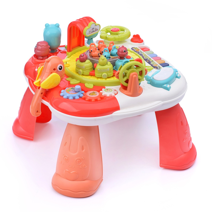 Столик развивающий YL618 "Мульти развитие" (свет, звук) в коробке