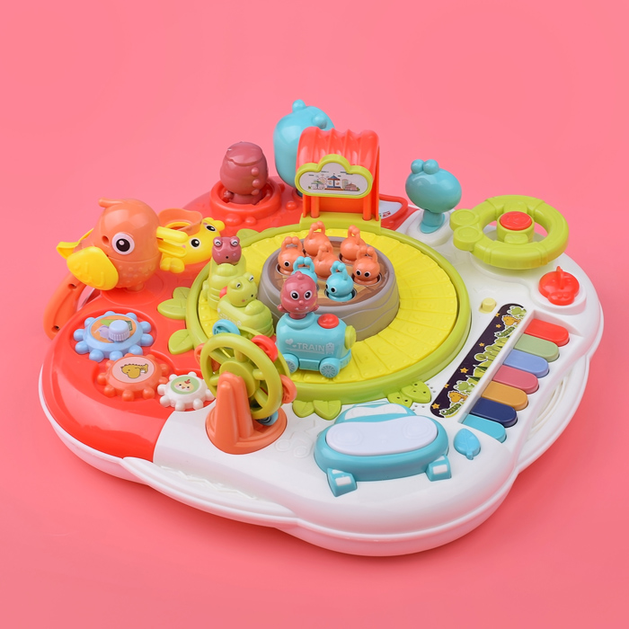 Столик развивающий YL618 "Мульти развитие" (свет, звук) в коробке