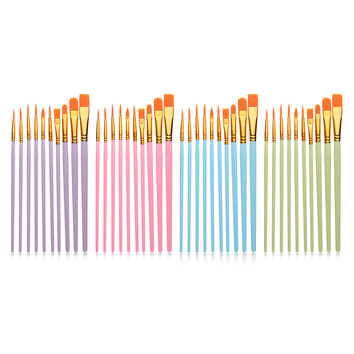 Набор кистей Bi01-032 Нейлон 10 шт (с 1 по 10 номер)