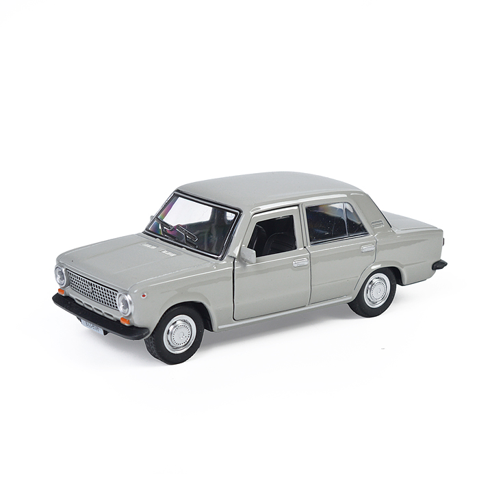 Фото к товару Машина металл ВАЗ-2101, 12 см, (двери, багаж, серый) инерц, в коробке Машина металл ВАЗ-2101, 12 см, (двери, багаж, серый) инерц, в коробке