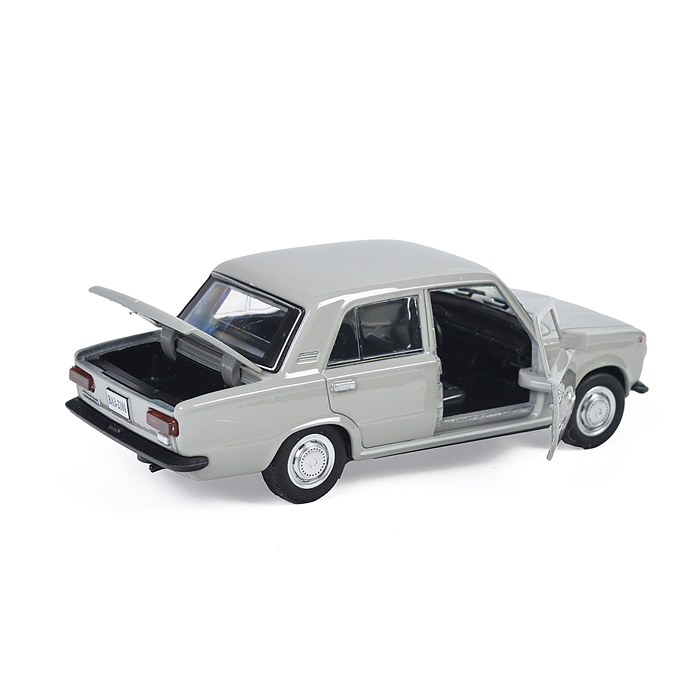 Фото к товару Машина металл ВАЗ-2101, 12 см, (двери, багаж, серый) инерц, в коробке Машина металл ВАЗ-2101, 12 см, (двери, багаж, серый) инерц, в коробке