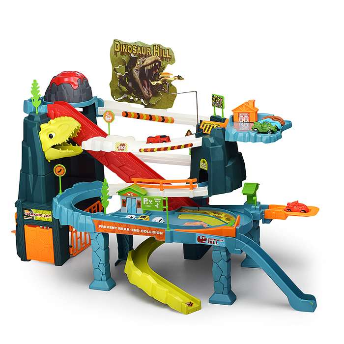 Паркинг-Трек 5505A "Вулканический холм с динозавром" в коробке