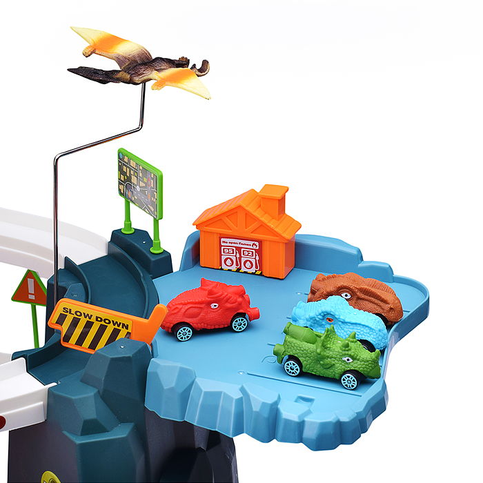 Паркинг-Трек 5505A "Вулканический холм с динозавром" в коробке