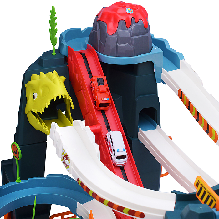 Паркинг-Трек 5505A "Вулканический холм с динозавром" в коробке