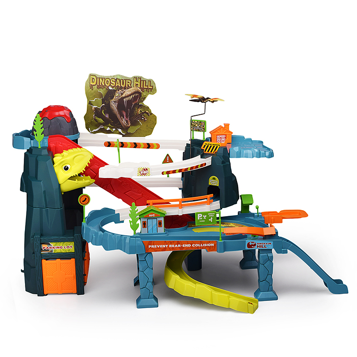 Паркинг-Трек 5505A "Вулканический холм с динозавром" в коробке