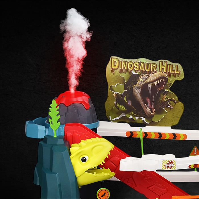 Паркинг-Трек 5505A "Вулканический холм с динозавром" в коробке