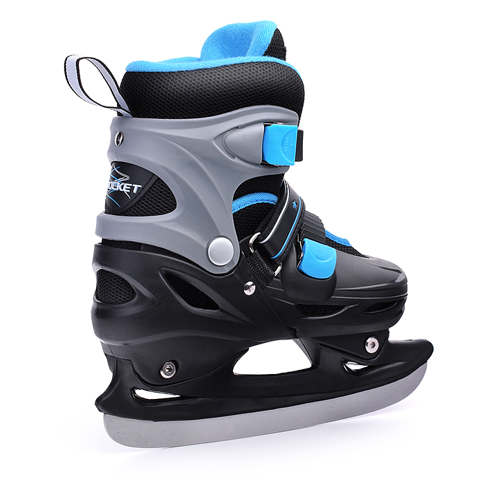 Фото к товару Коньки R0009 детские M черно-синие Коньки R0009 детские M черно-синие