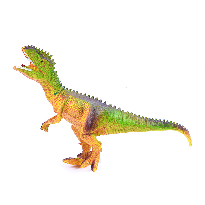 Набор динозавров C6-3 "Юрский период" с фигуркой, динозавром и мотоциклом в коробке