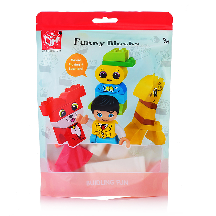 Конструктор 188-448 "Животные" в коробке