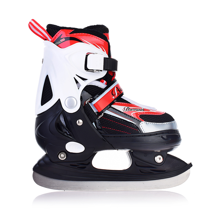 Фото к товару Коньки 00-3111 (размер S30-34) красные, в сумке Коньки 00-3111 (размер S30-34) красные, в сумке