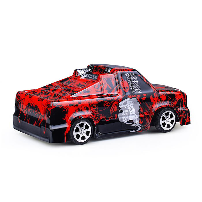 Машина 112-14 "Скорость" р/у, с подсветкой, красная-черная, 27MHz, в коробке