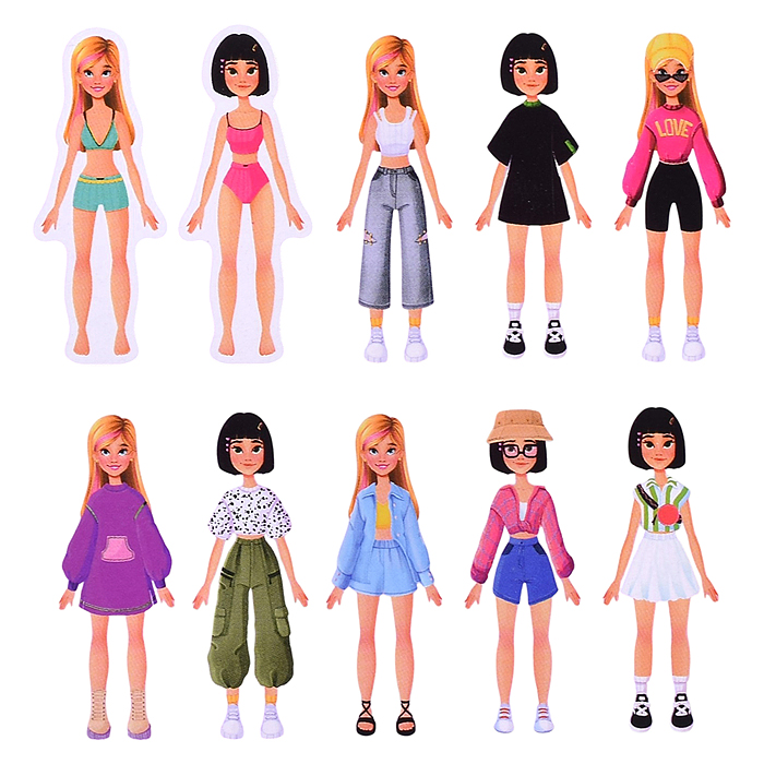 Фото к товару Магнитная игра "Подружки" Магнитная игра "Подружки"