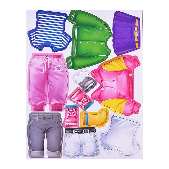 Магнитная игра "Девочка с собачкой"