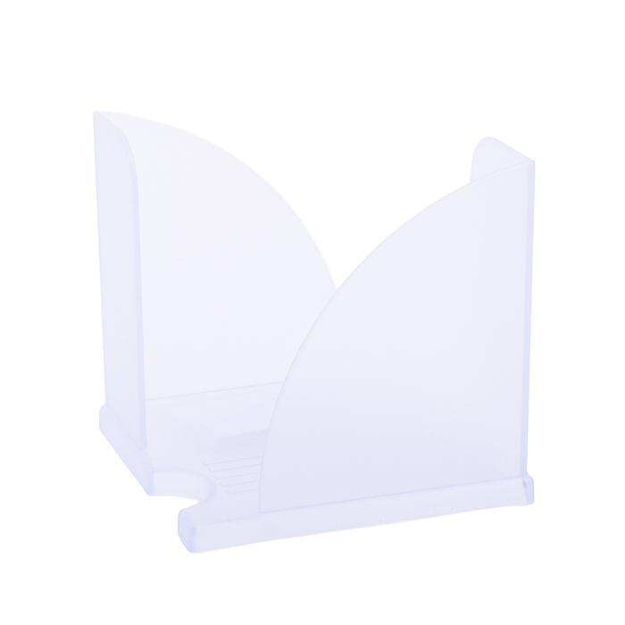 Пластиковый бокс для бумажного блока для блока 9x9x9 см, прозрачный