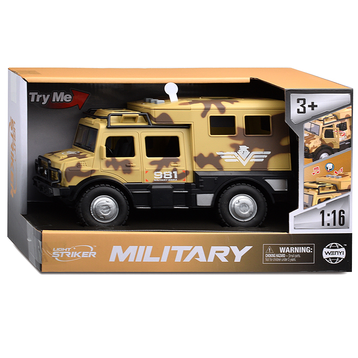 Машина WY980B "Военный патруль" в коробке