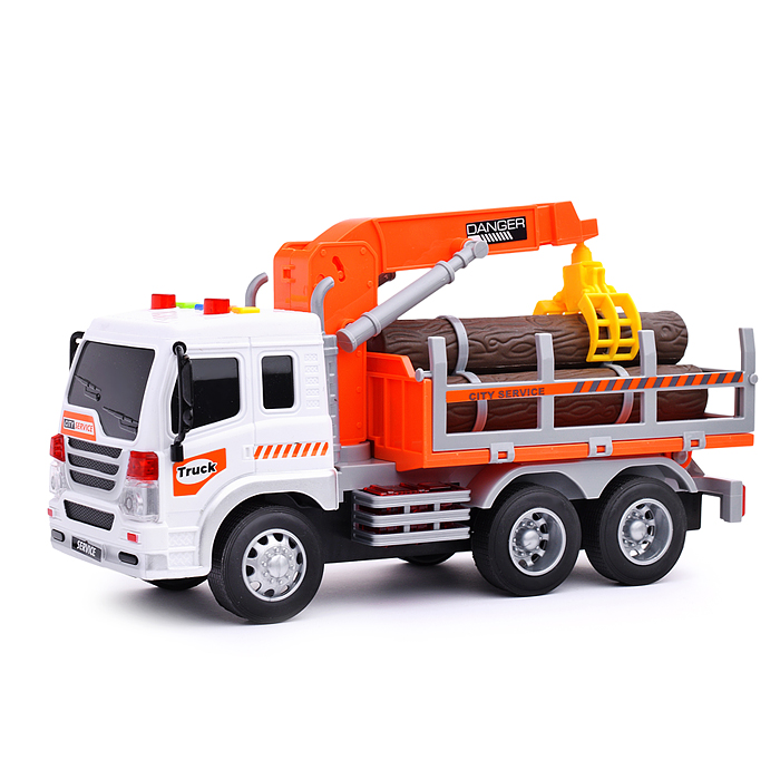 Машина WY300F "Лесовоз-1"1:16 (свет, звук) в коробке