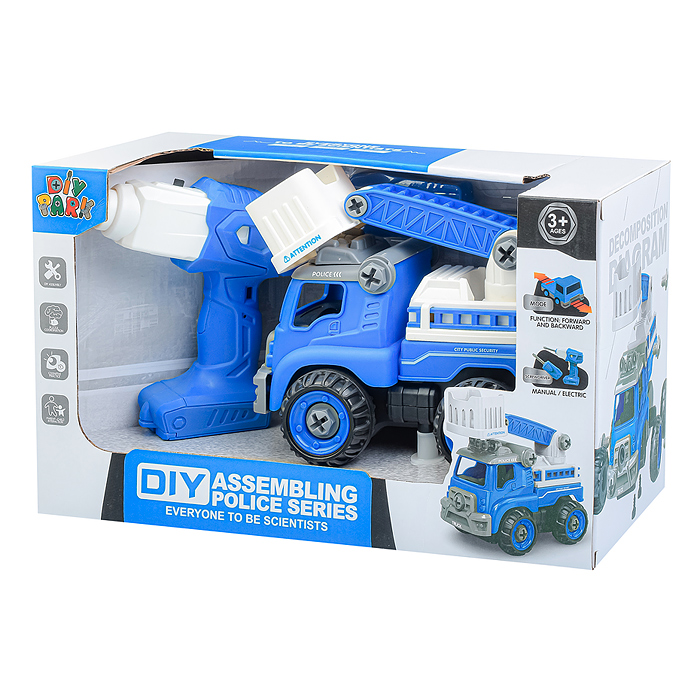 Конструктор 889-1B "Машина" в коробке