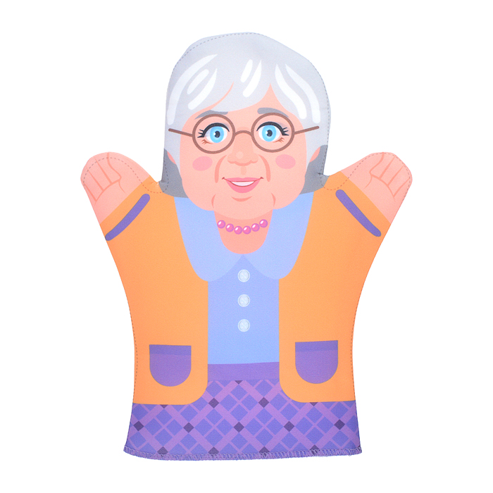 Домашний кукольный театр "Семья" (7 кукол-перчаток)