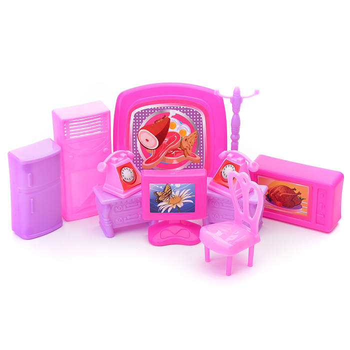 Фото к товару Дом для кукол 338-7 "Сказочный домик" с аксессуарами, в коробке Дом для кукол 338-7 "Сказочный домик" с аксессуарами, в коробке