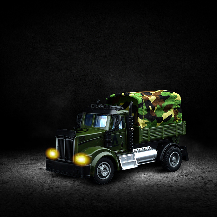 Машина BT0006-4 "Военная: Грузовик" р/у, в коробке