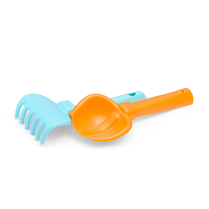 Набор №656 сафари: ведро малое с наклейкой, совок №2, грабельки №2