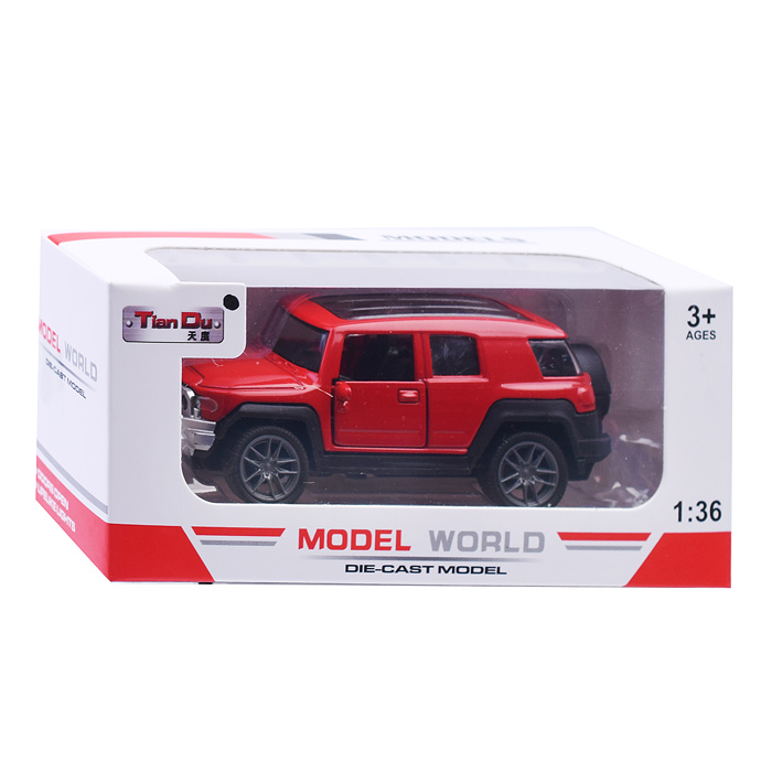 Машина F3606-1M "Джип купе" метал., в коробке