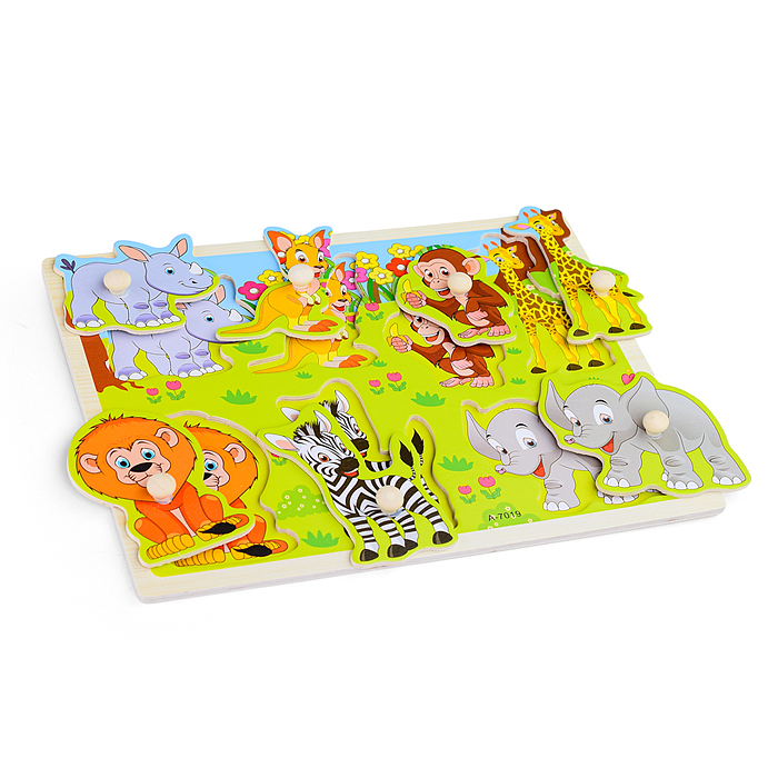 Пазл-вкладыш D1413 "На прогулке"